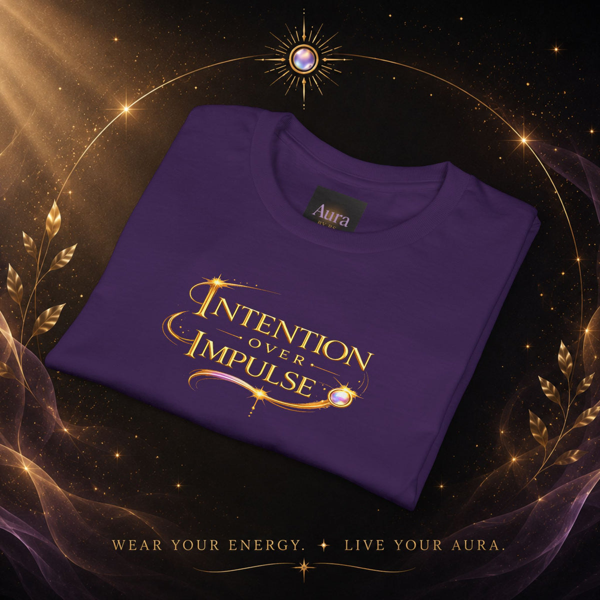 Intention Over Impulse T-Shirt — Motivational Graphic Tee