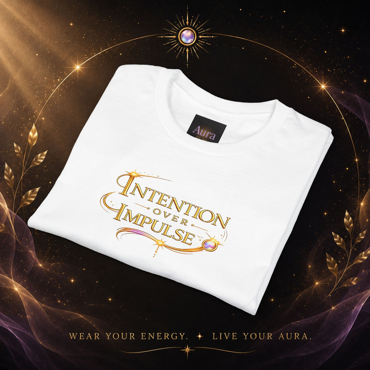 Intention Over Impulse T-Shirt — Motivational Graphic Tee