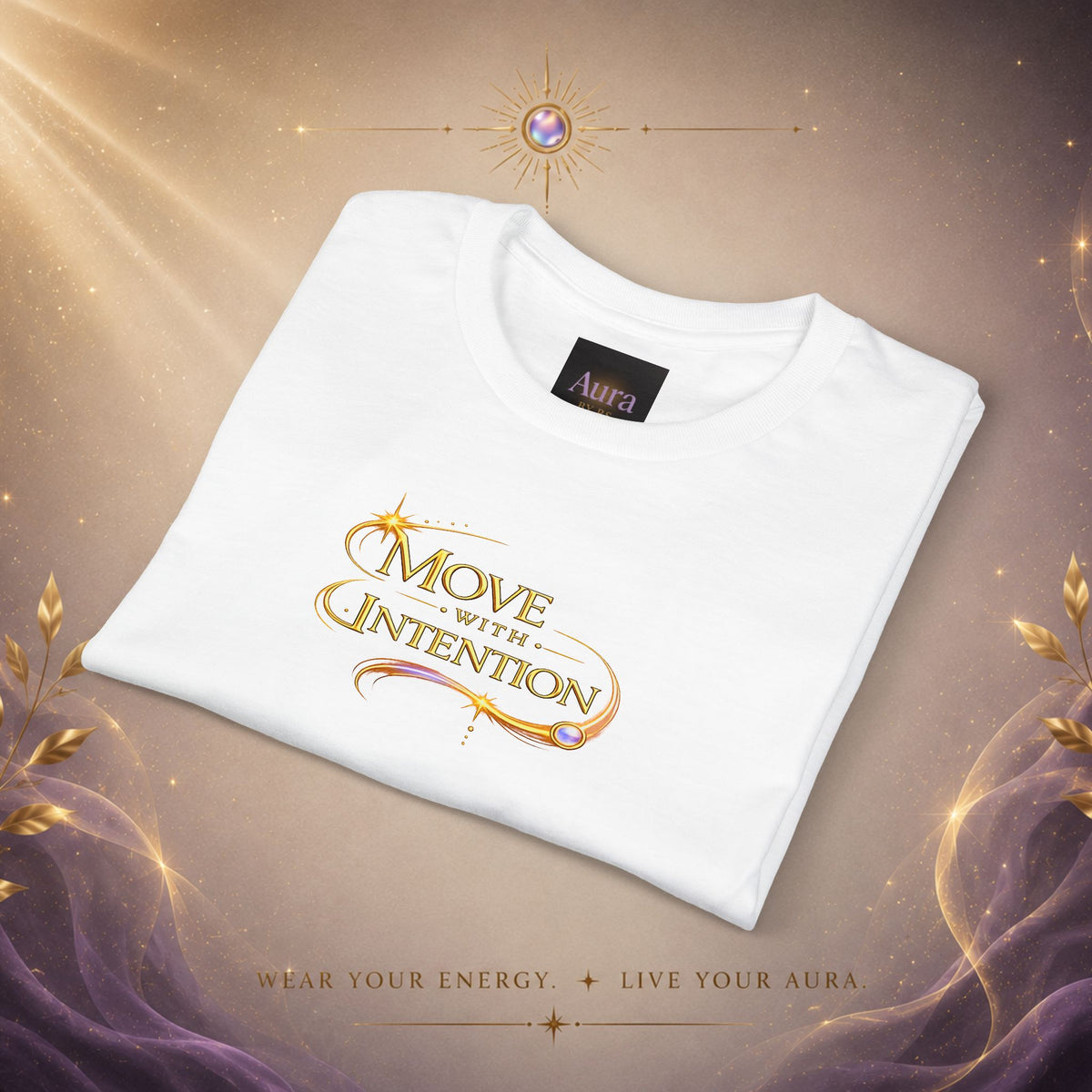 Move With Intention T-Shirt — Motivational Inspirational Tee