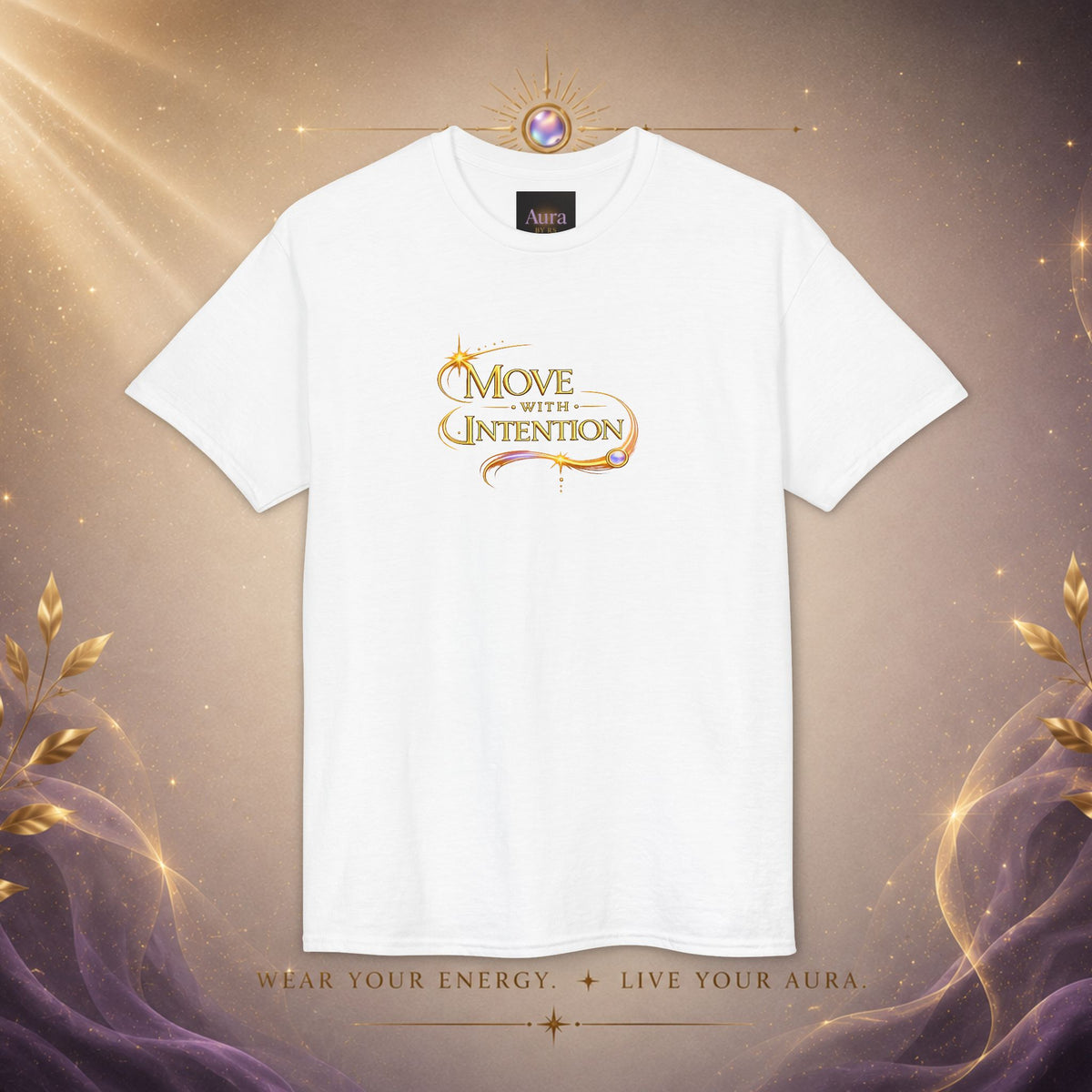 Move With Intention T-Shirt — Motivational Inspirational Tee