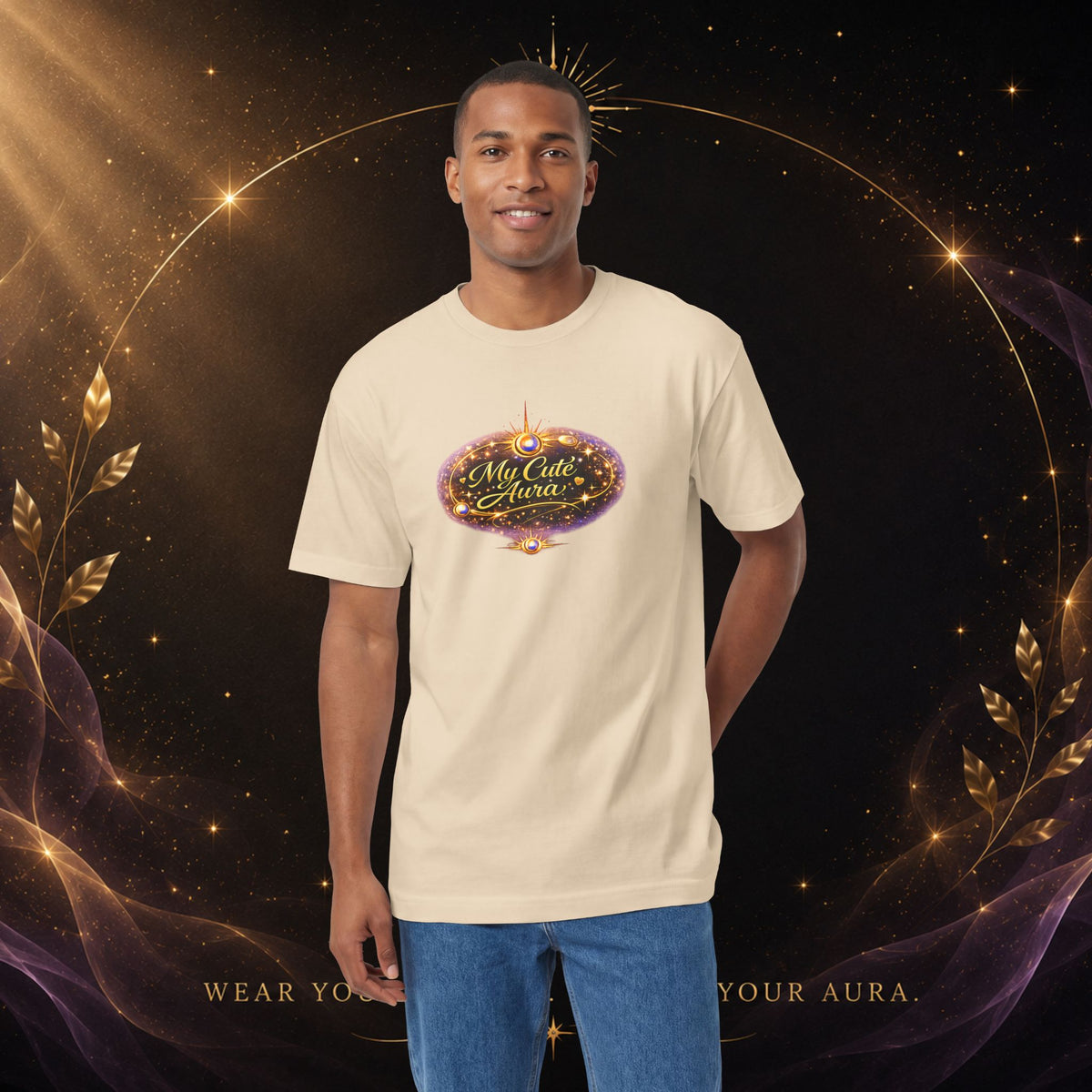 My Cute Aura T‑Shirt — Whimsical Celestial Graphic Tee