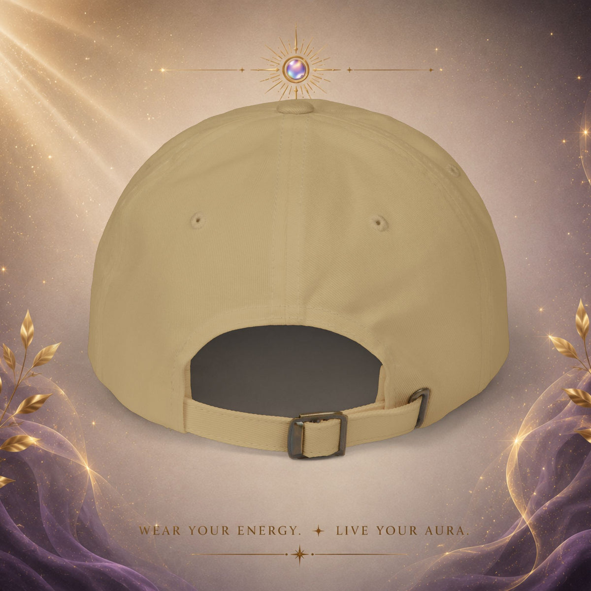 Golden Embroidered — Classic Baseball Hat