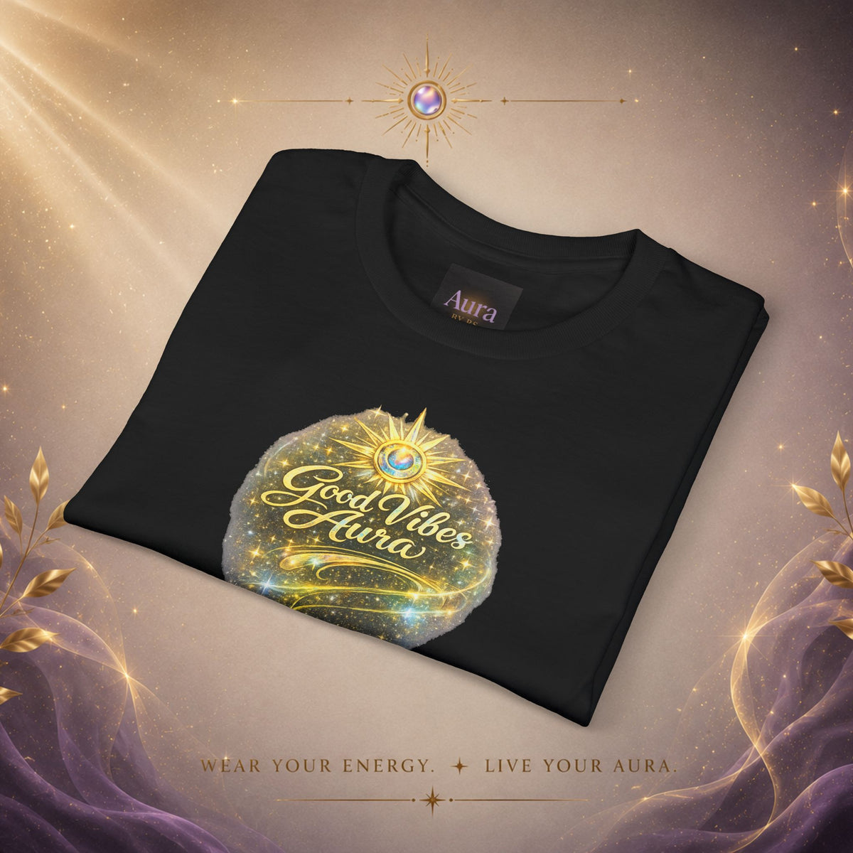 Good Vibe Aura T-Shirt | Positive Vibes- AURA BY RS®