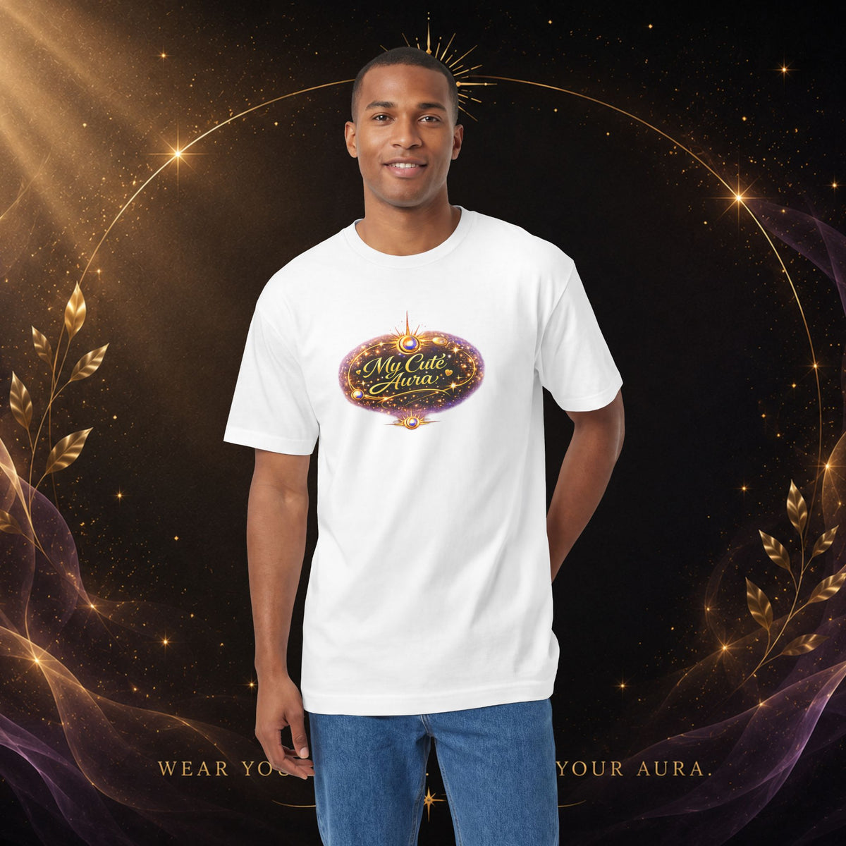 My Cute Aura T‑Shirt — Whimsical Celestial Graphic Tee