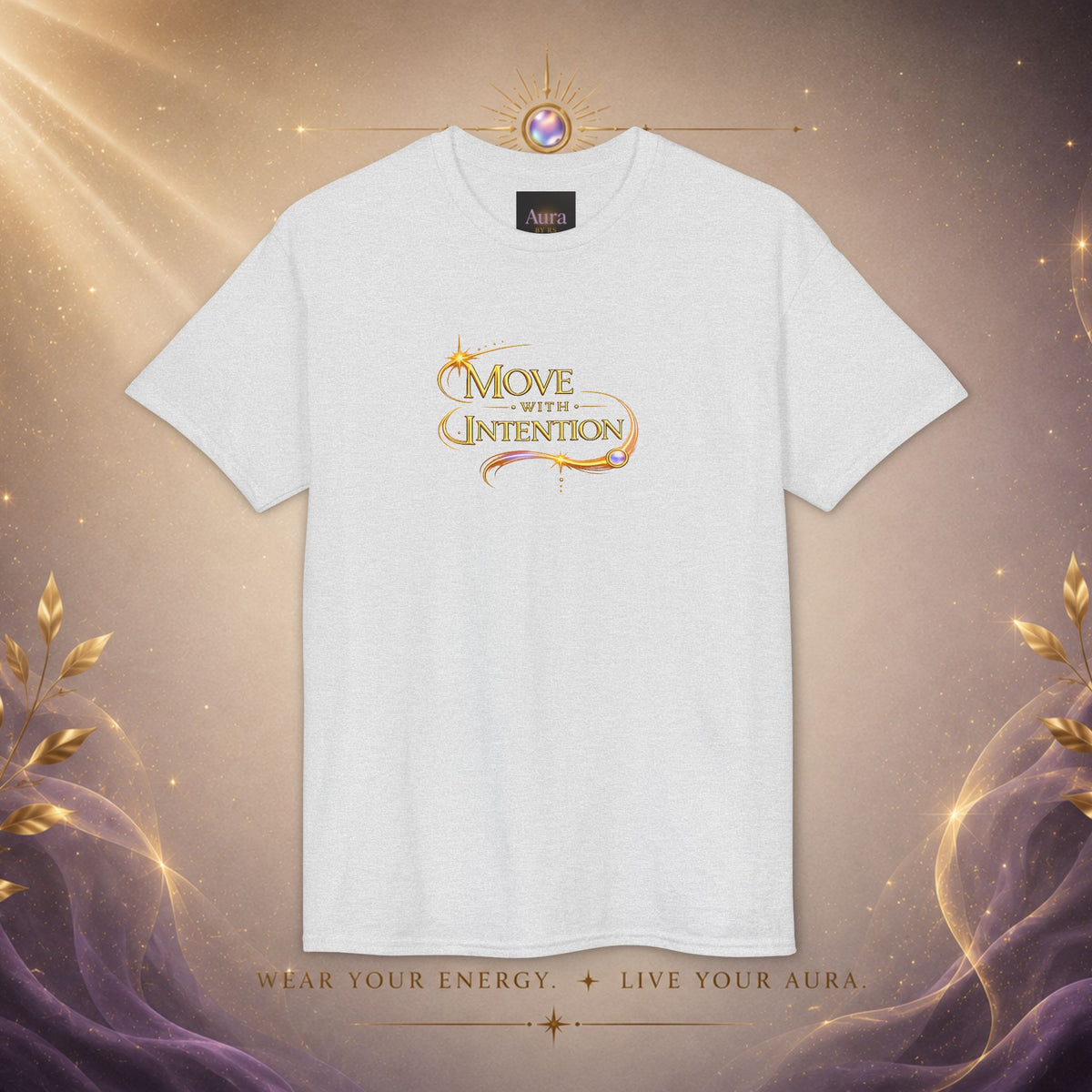 Move With Intention T-Shirt — Motivational Inspirational Tee