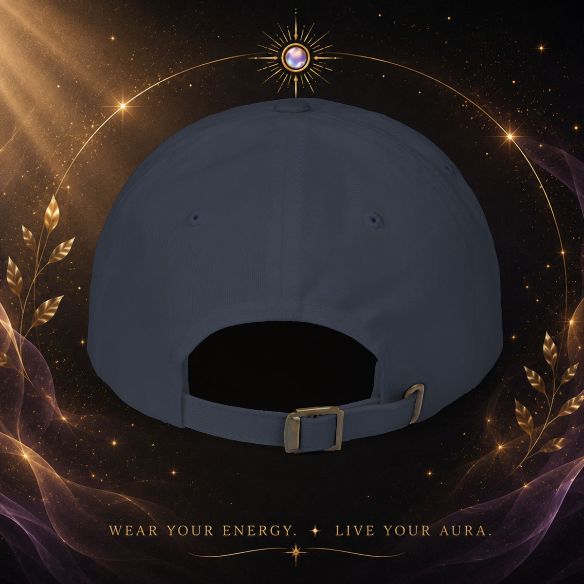 Dad Cap — “Pause • Choose • Move” Embroidered Motivational Hat