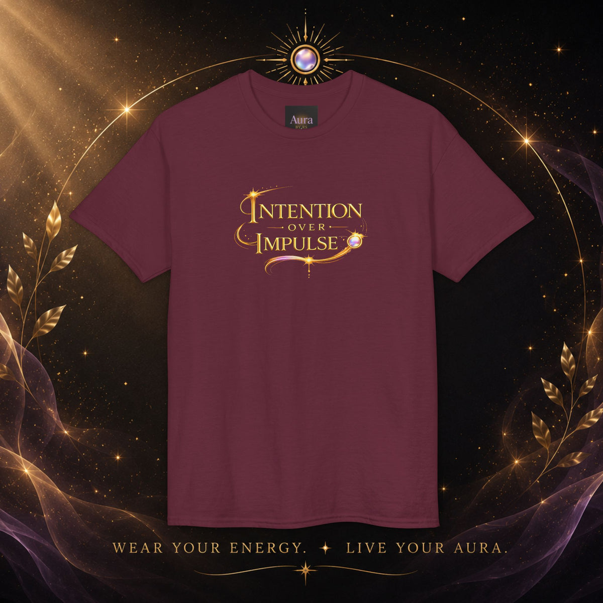 Intention Over Impulse T-Shirt — Motivational Graphic Tee