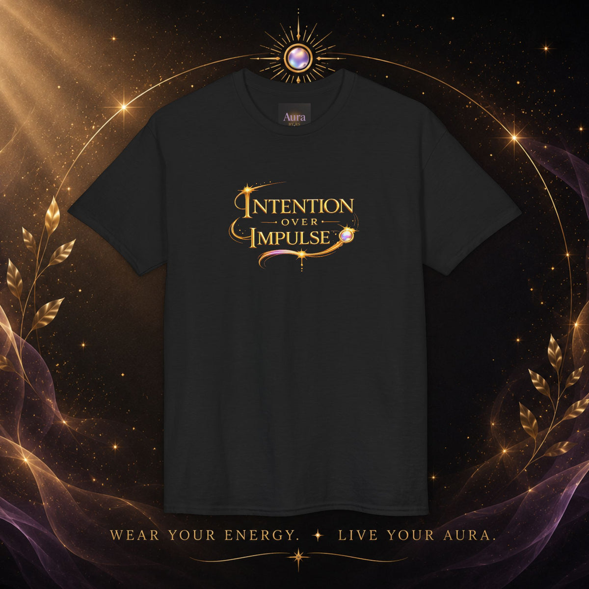 Intention Over Impulse T-Shirt — Motivational Graphic Tee