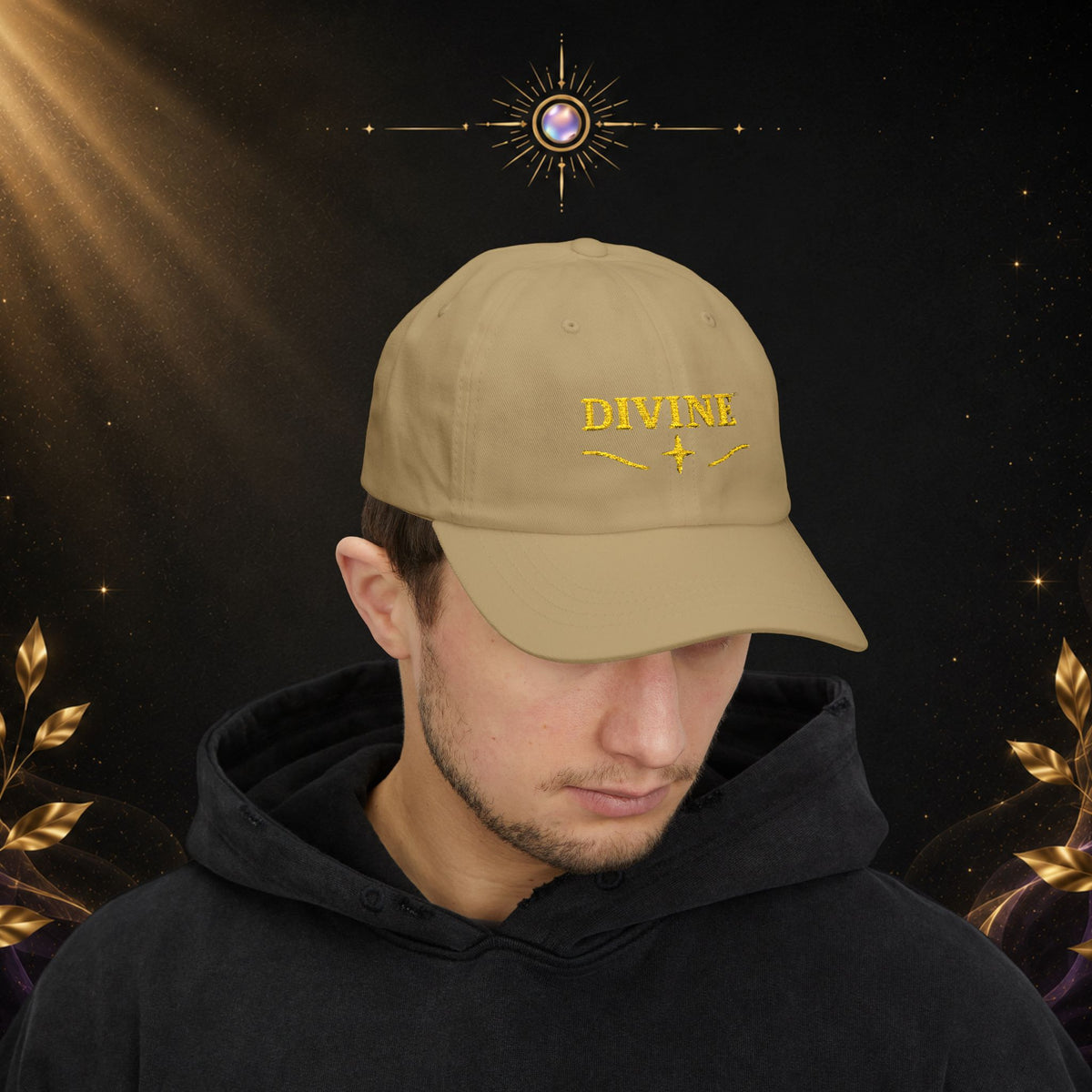 Divine Embroidered Ball Cap - Premium Hat- Aura By RS®