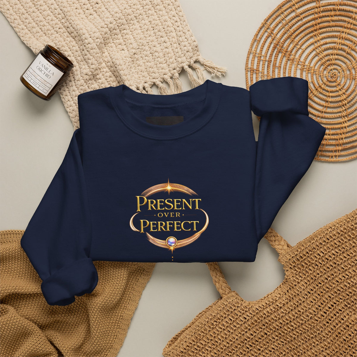 Present Over Perfect Crewneck Sweatshirt