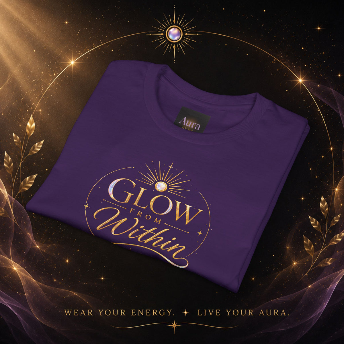 Glow From Within T-Shirt — Inspirational Sun Graphic Tee