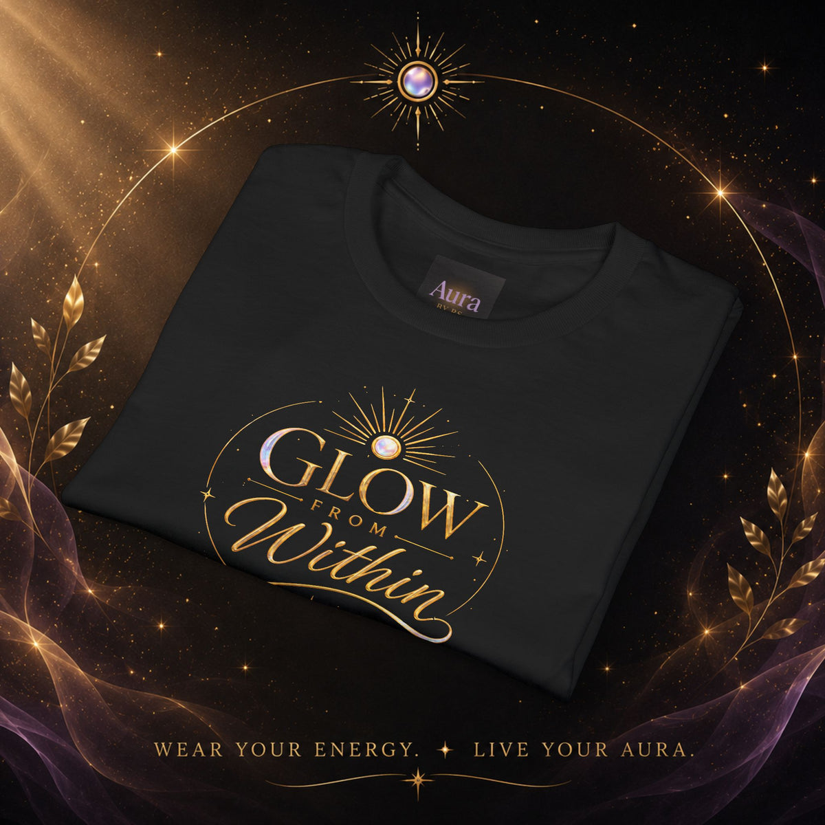 Glow From Within T-Shirt — Inspirational Sun Graphic Tee