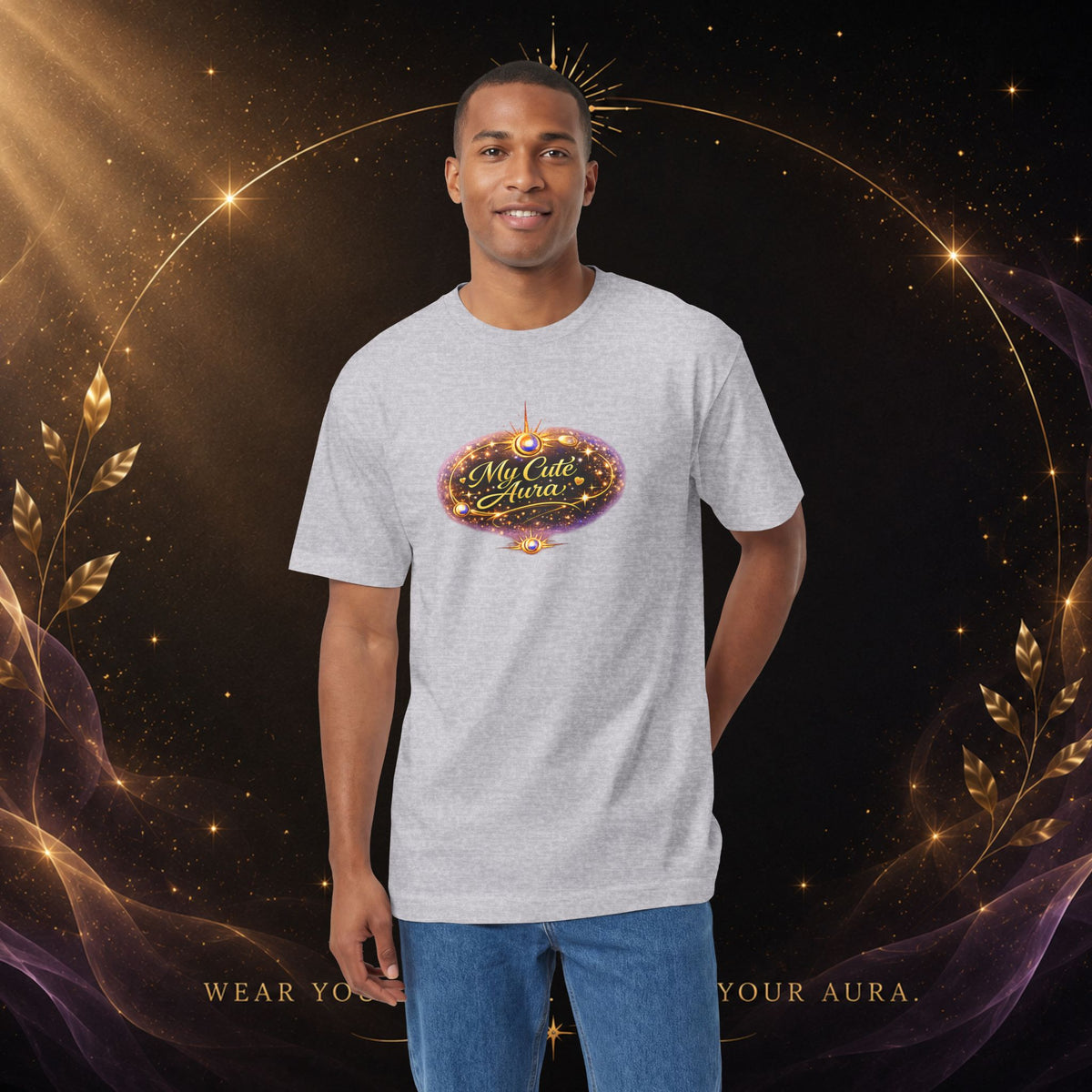 My Cute Aura T‑Shirt — Whimsical Celestial Graphic Tee