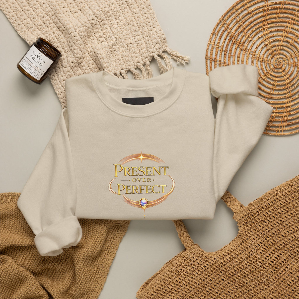 Present Over Perfect Crewneck Sweatshirt