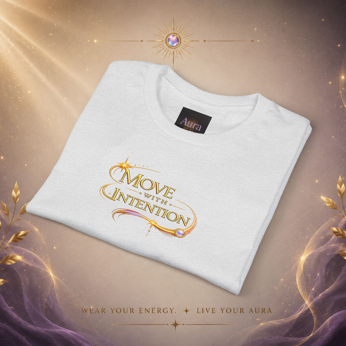 Move With Intention T-Shirt — Motivational Inspirational Tee