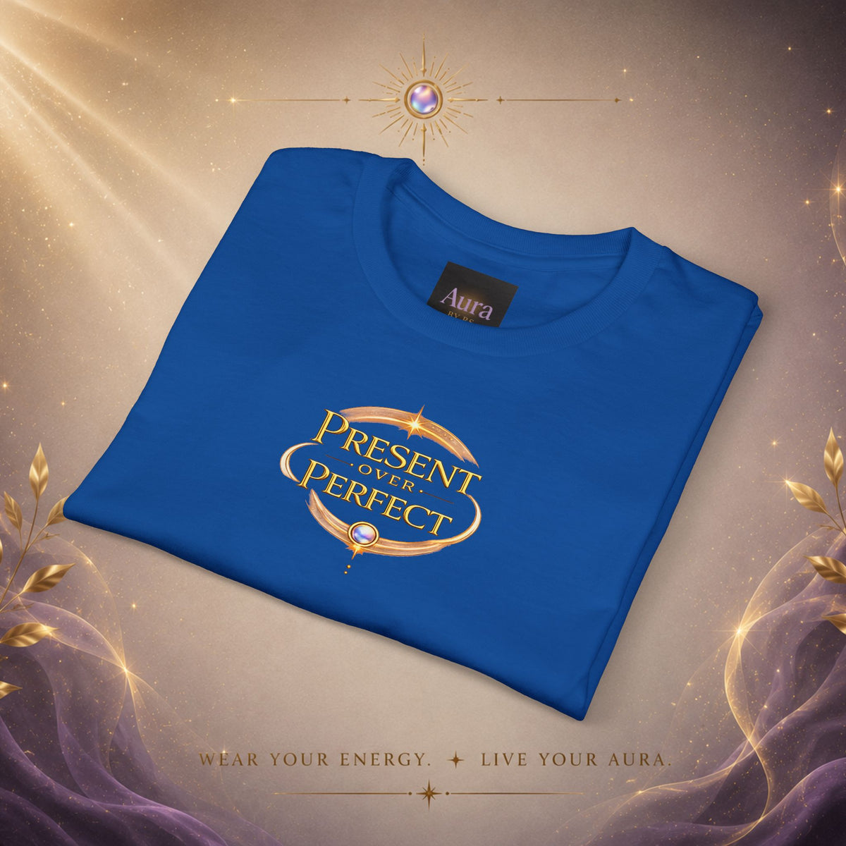 Present, Not Perfect T-Shirt — Mindful Inspirational Graphic Tee