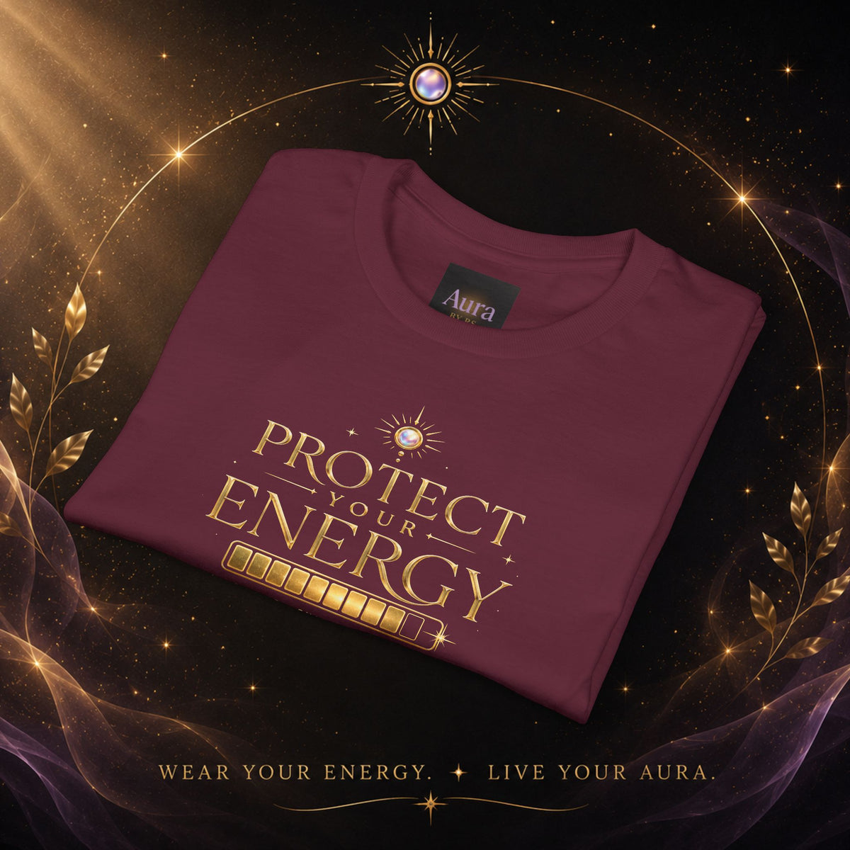 Protect Your Energy T-Shirt — Spiritual Positive Vibes Graphic Tee