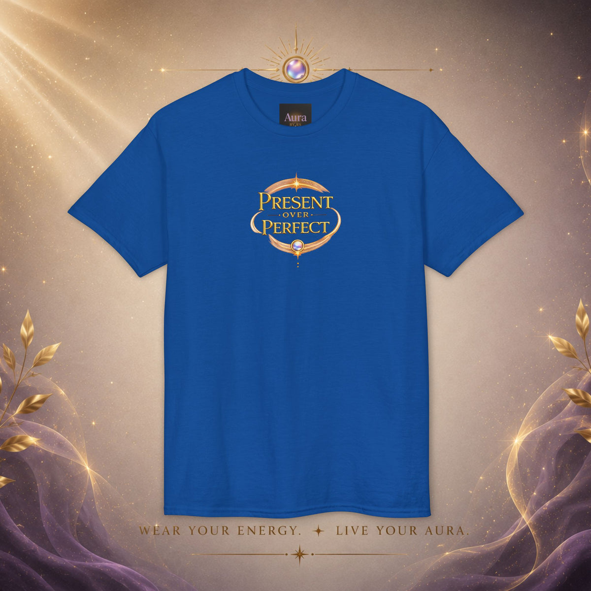 Present, Not Perfect T-Shirt — Mindful Inspirational Graphic Tee
