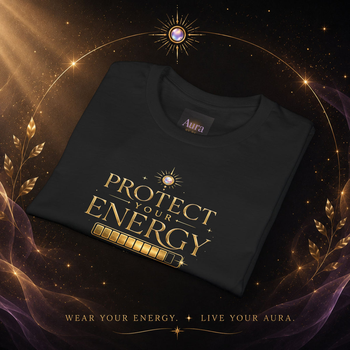 Protect Your Energy T-Shirt — Spiritual Positive Vibes Graphic Tee