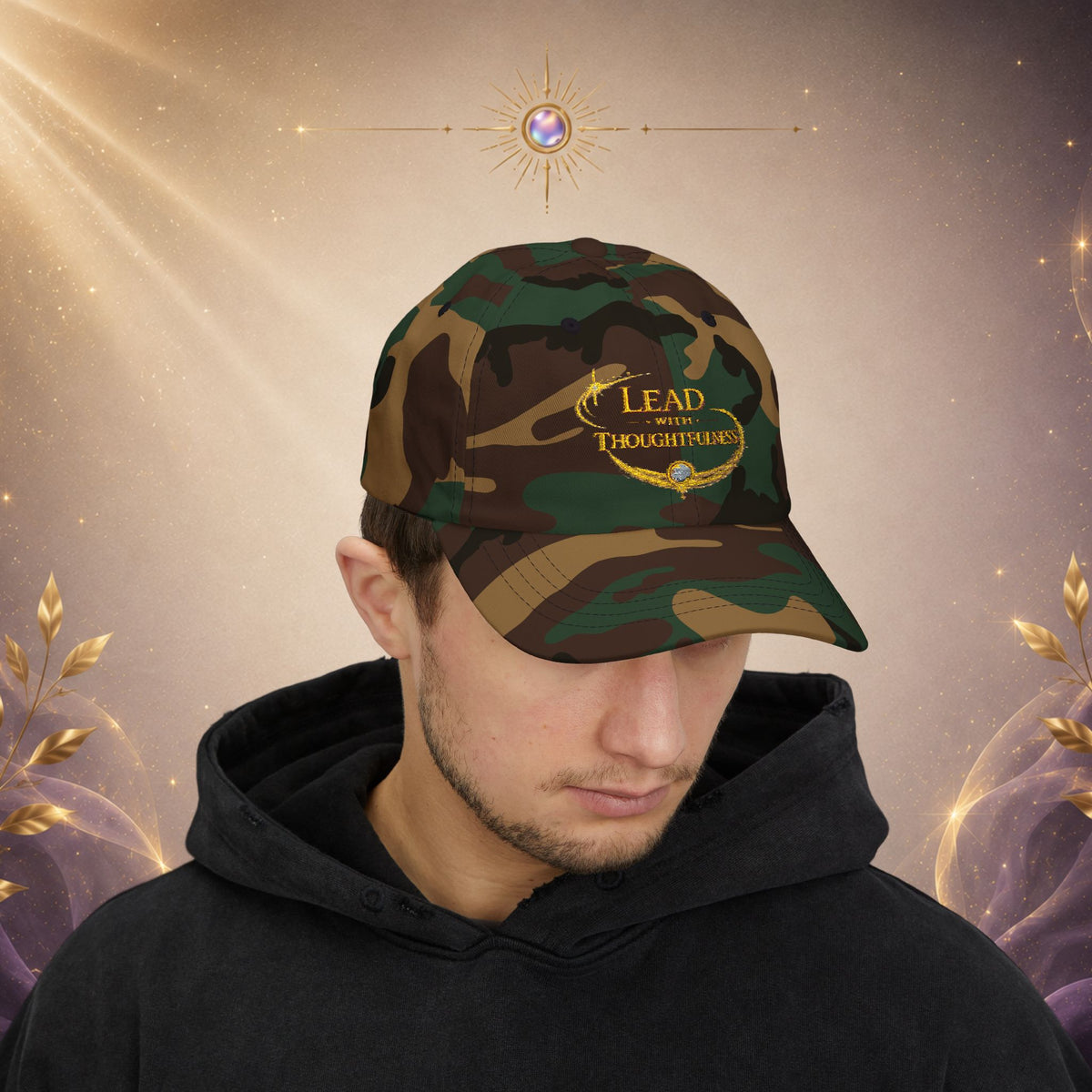 Dad Cap — Lead with Thoughtfulness Embroidered Hat