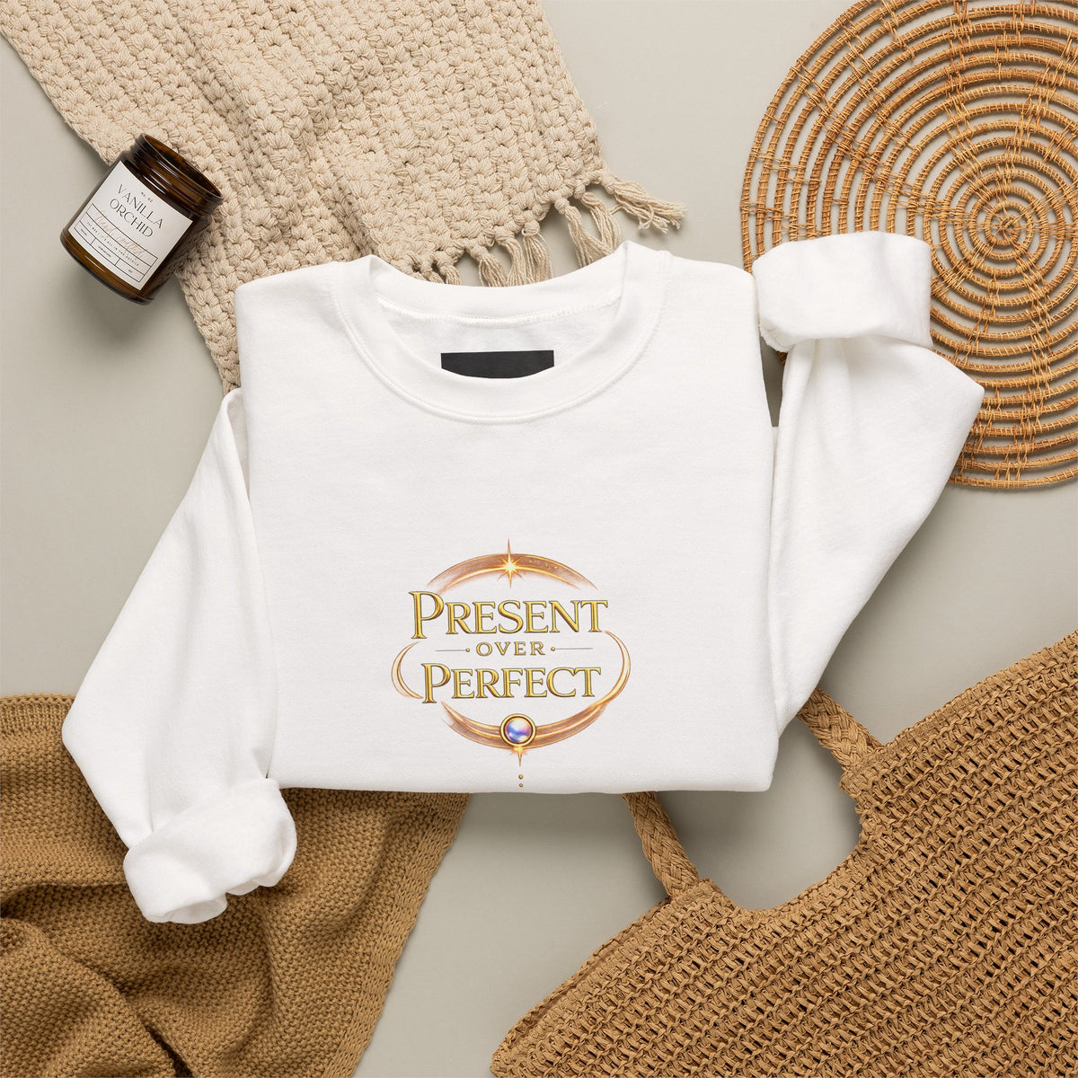 Present Over Perfect Crewneck Sweatshirt