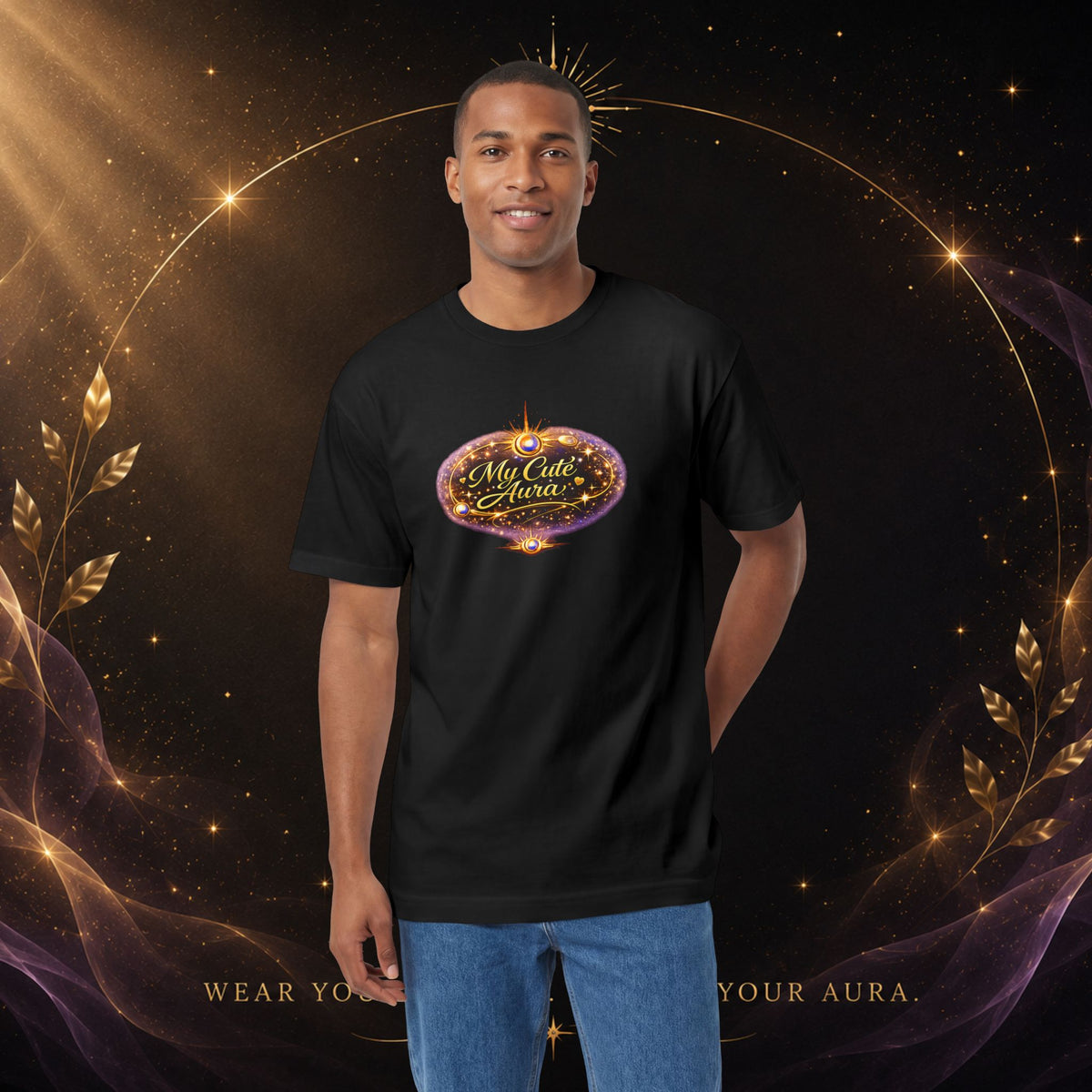 My Cute Aura T‑Shirt — Whimsical Celestial Graphic Tee