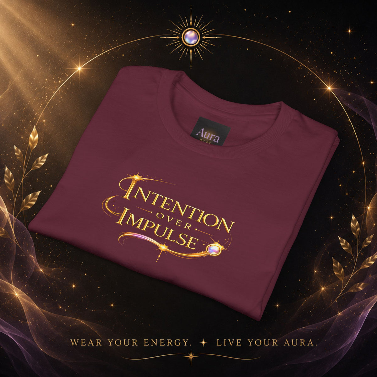 Intention Over Impulse T-Shirt — Motivational Graphic Tee
