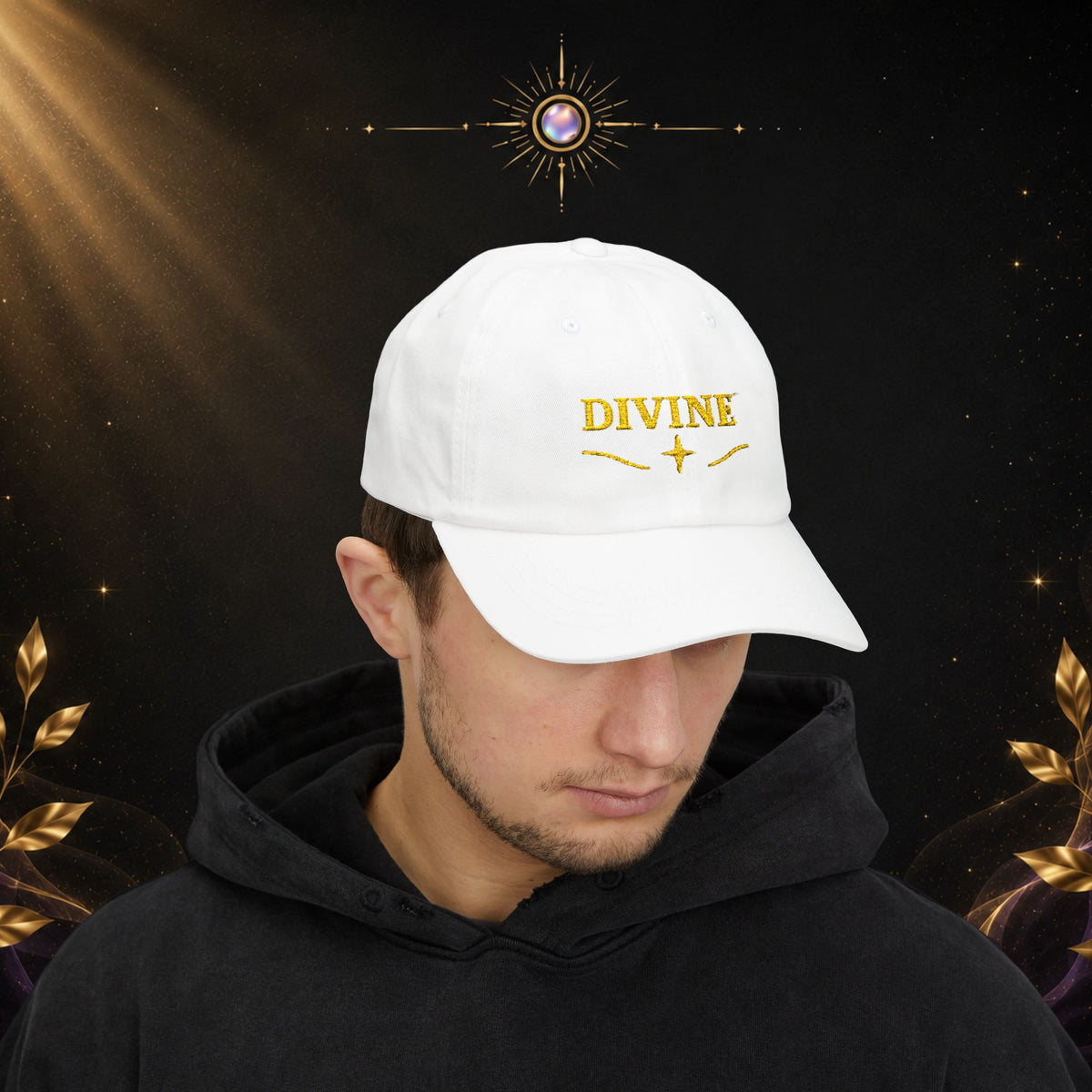 Divine Embroidered Ball Cap - Premium Hat- Aura By RS®