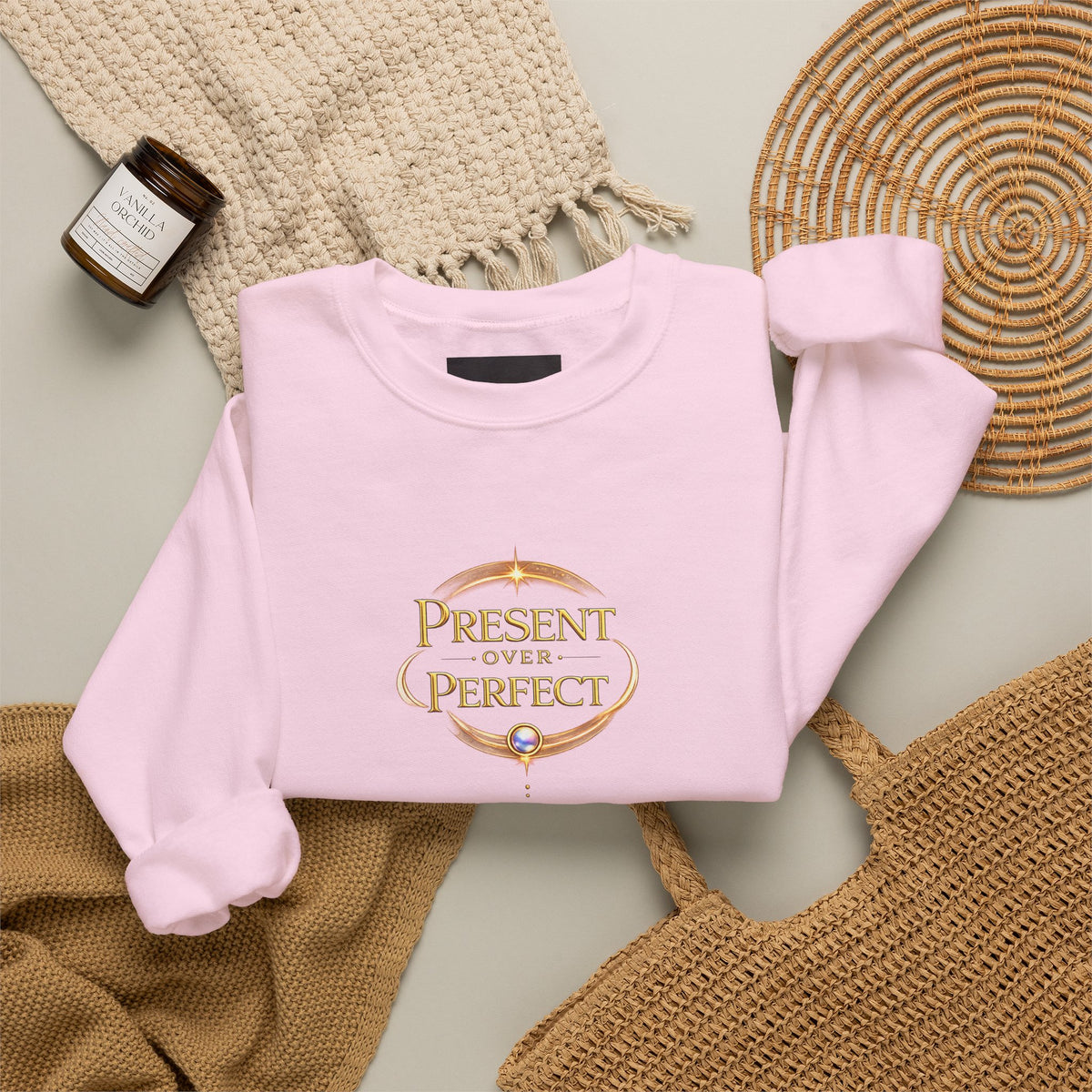 Present Over Perfect Crewneck Sweatshirt