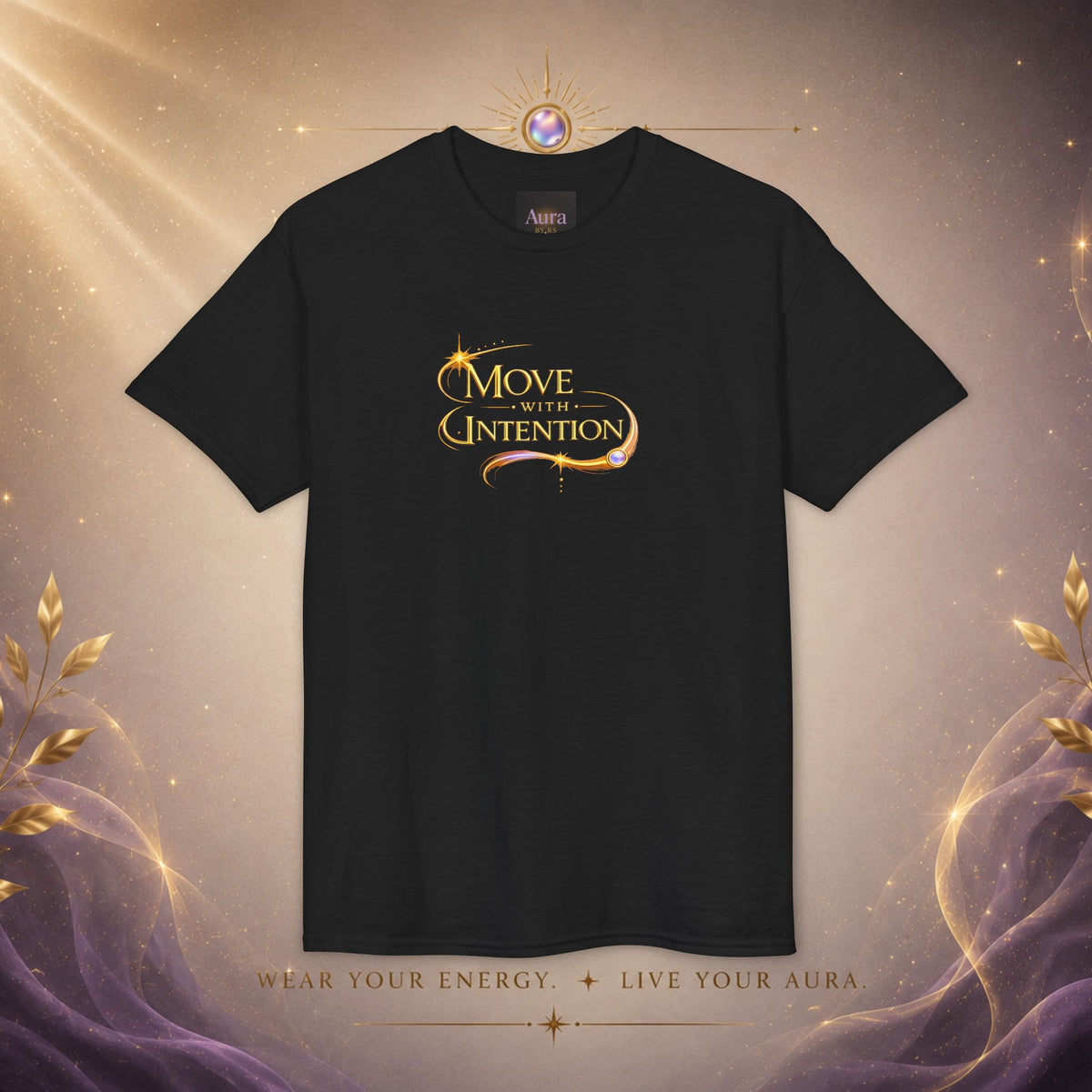 Move With Intention T-Shirt — Motivational Inspirational Tee