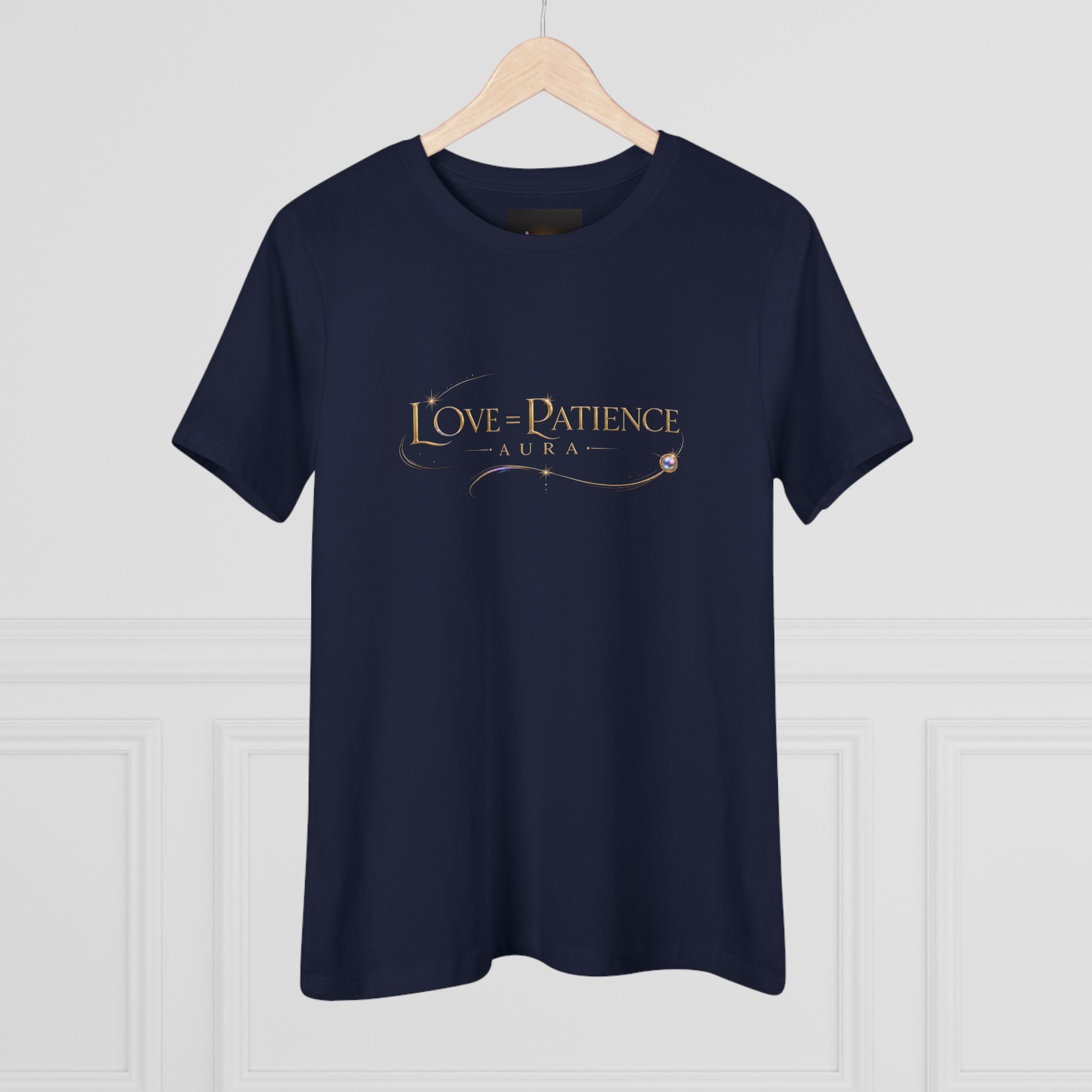 Love & Patience Women's Tee — Inspirational Faith Graphic Cotton Shirt - AURA BY RS ®