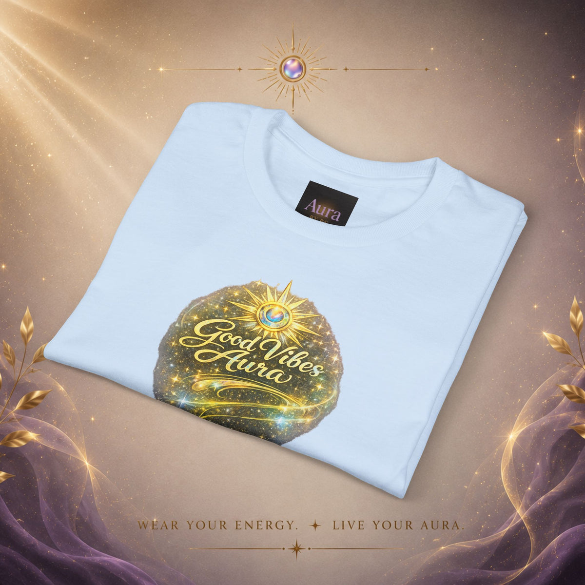 Good Vibe Aura T-Shirt | Positive Vibes- AURA BY RS®
