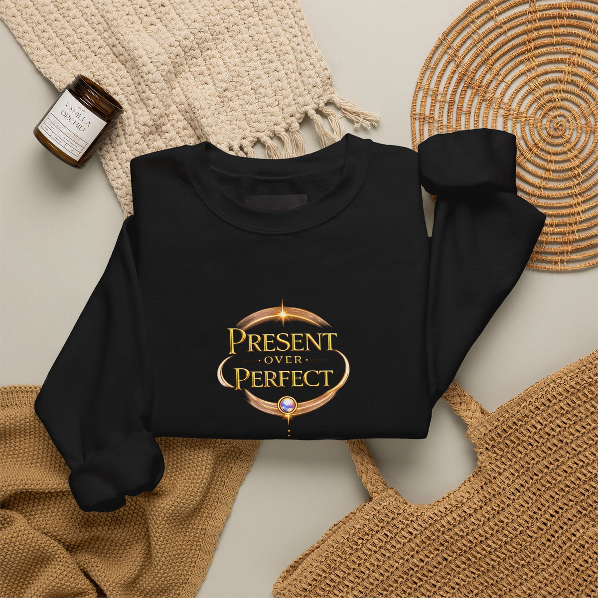 Present Over Perfect Crewneck Sweatshirt