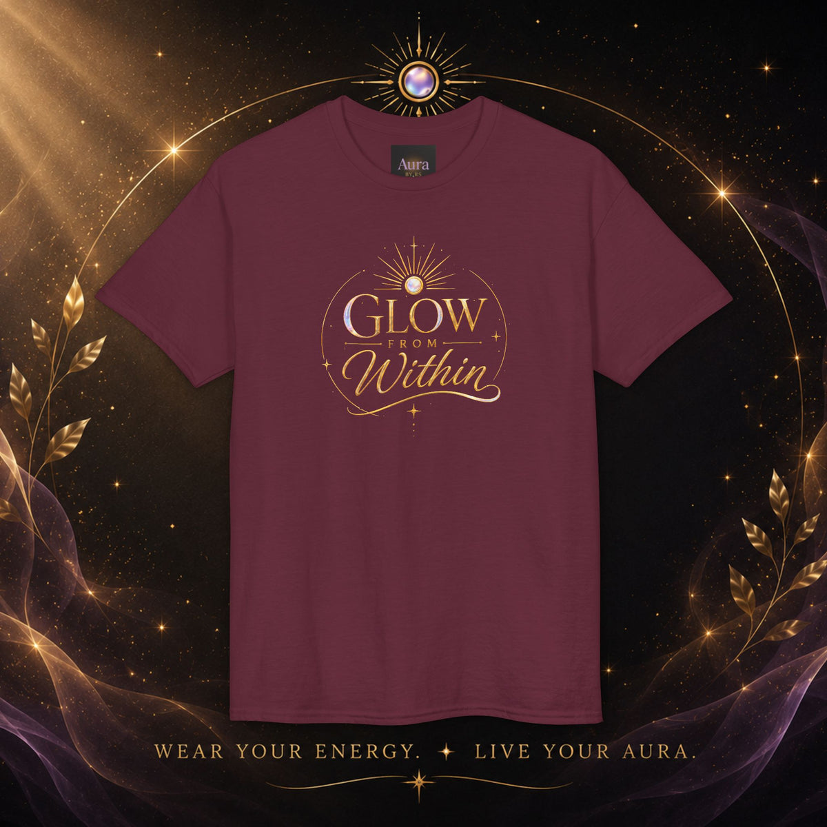 Glow From Within T-Shirt — Inspirational Sun Graphic Tee