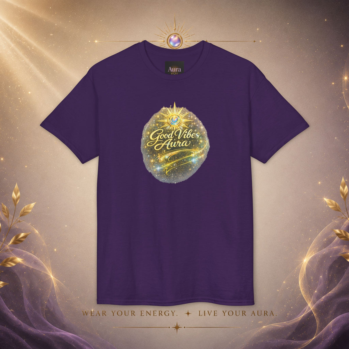 Good Vibe Aura T-Shirt | Positive Vibes- AURA BY RS®