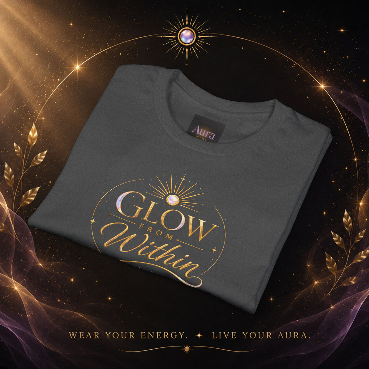 Glow From Within T-Shirt — Inspirational Sun Graphic Tee