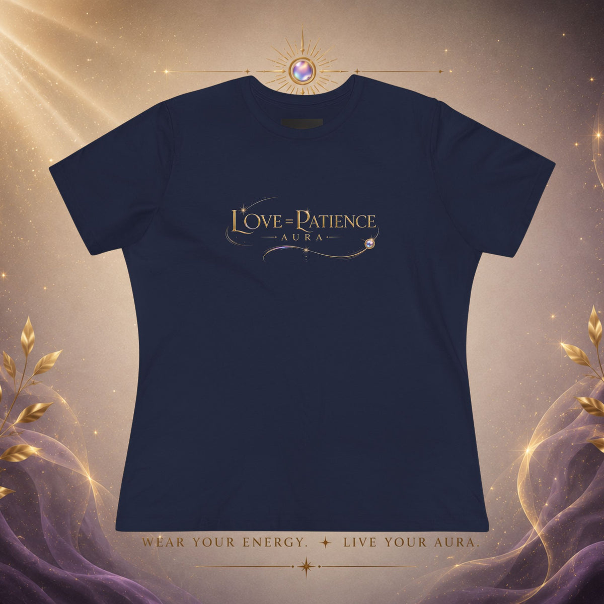 Love & Patience Women's Tee — Inspirational Faith Graphic Cotton Shirt
