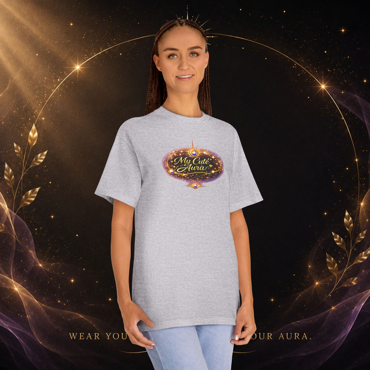 My Cute Aura T‑Shirt — Whimsical Celestial Graphic Tee