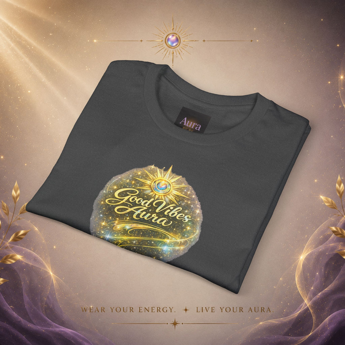 Good Vibe Aura T-Shirt | Positive Vibes- AURA BY RS®