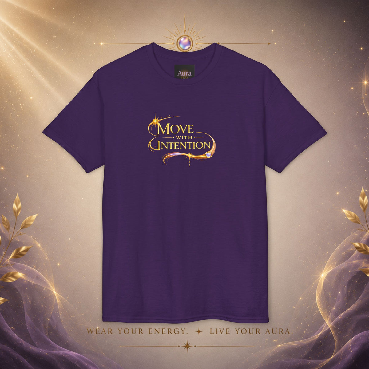 Move With Intention T-Shirt — Motivational Inspirational Tee