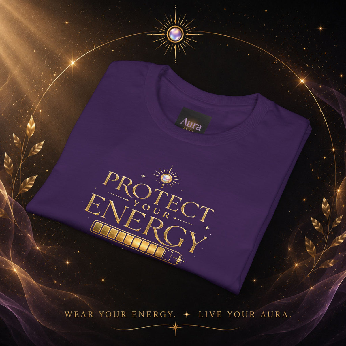 Protect Your Energy T-Shirt — Spiritual Positive Vibes Graphic Tee