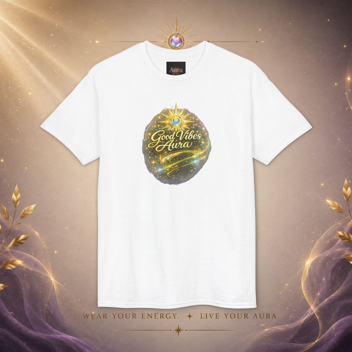 Good Vibe Aura T-Shirt | Positive Vibes- AURA BY RS®