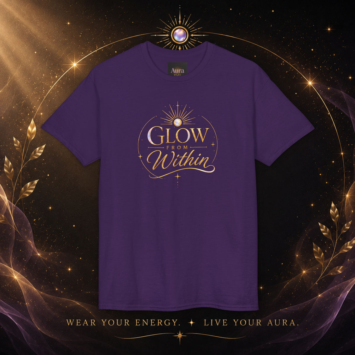 Glow From Within T-Shirt — Inspirational Sun Graphic Tee