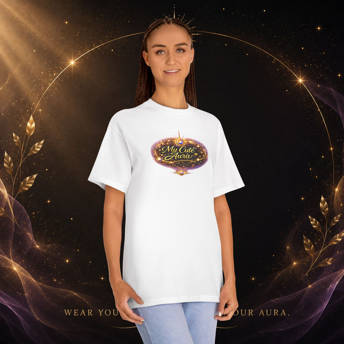 My Cute Aura T‑Shirt — Whimsical Celestial Graphic Tee