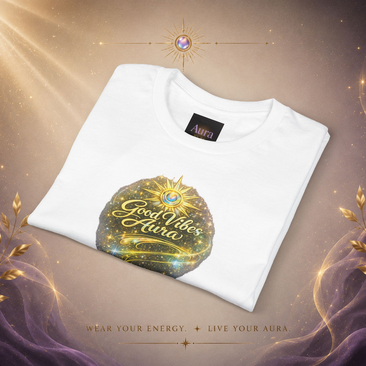 Good Vibe Aura T-Shirt | Positive Vibes- AURA BY RS®