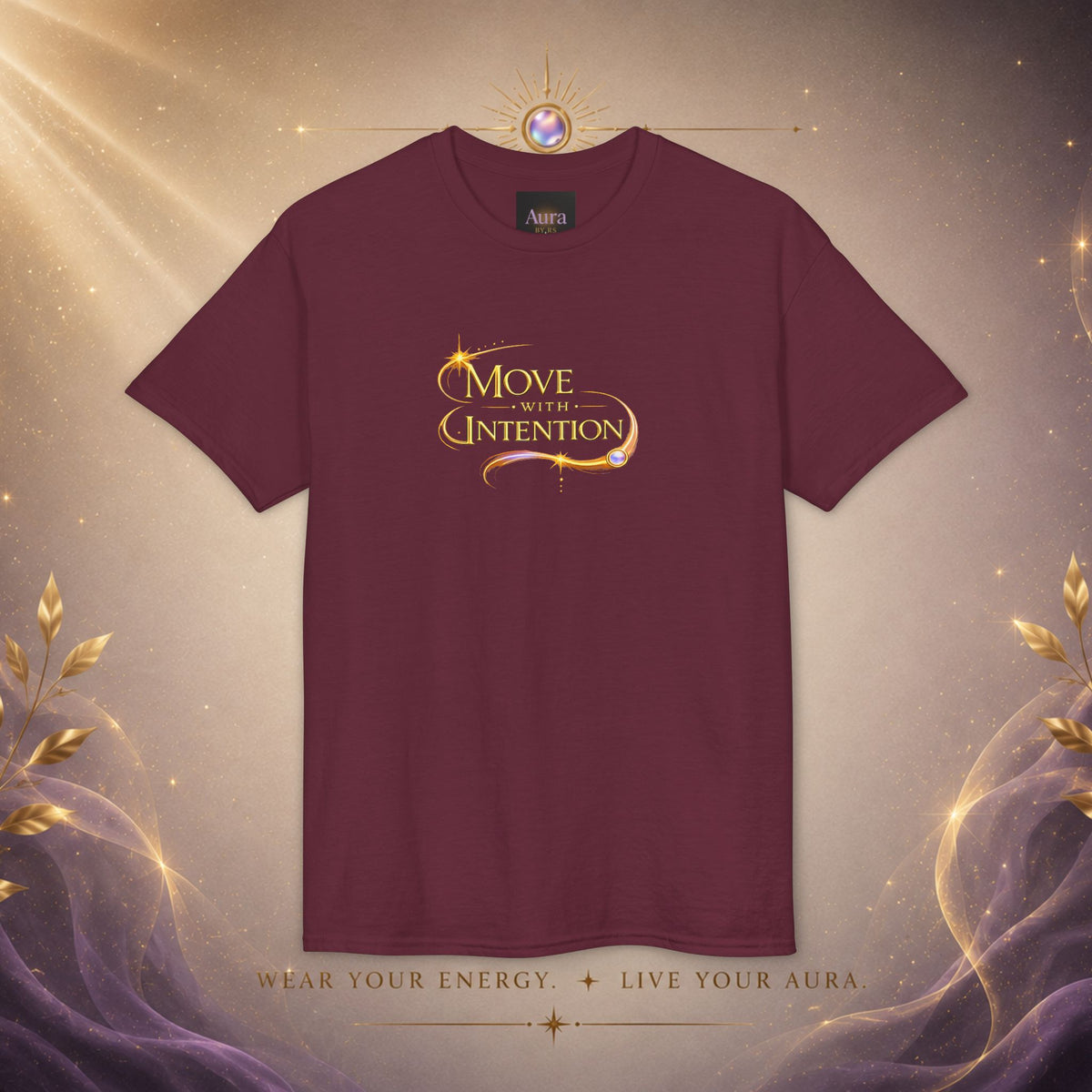Move With Intention T-Shirt — Motivational Inspirational Tee