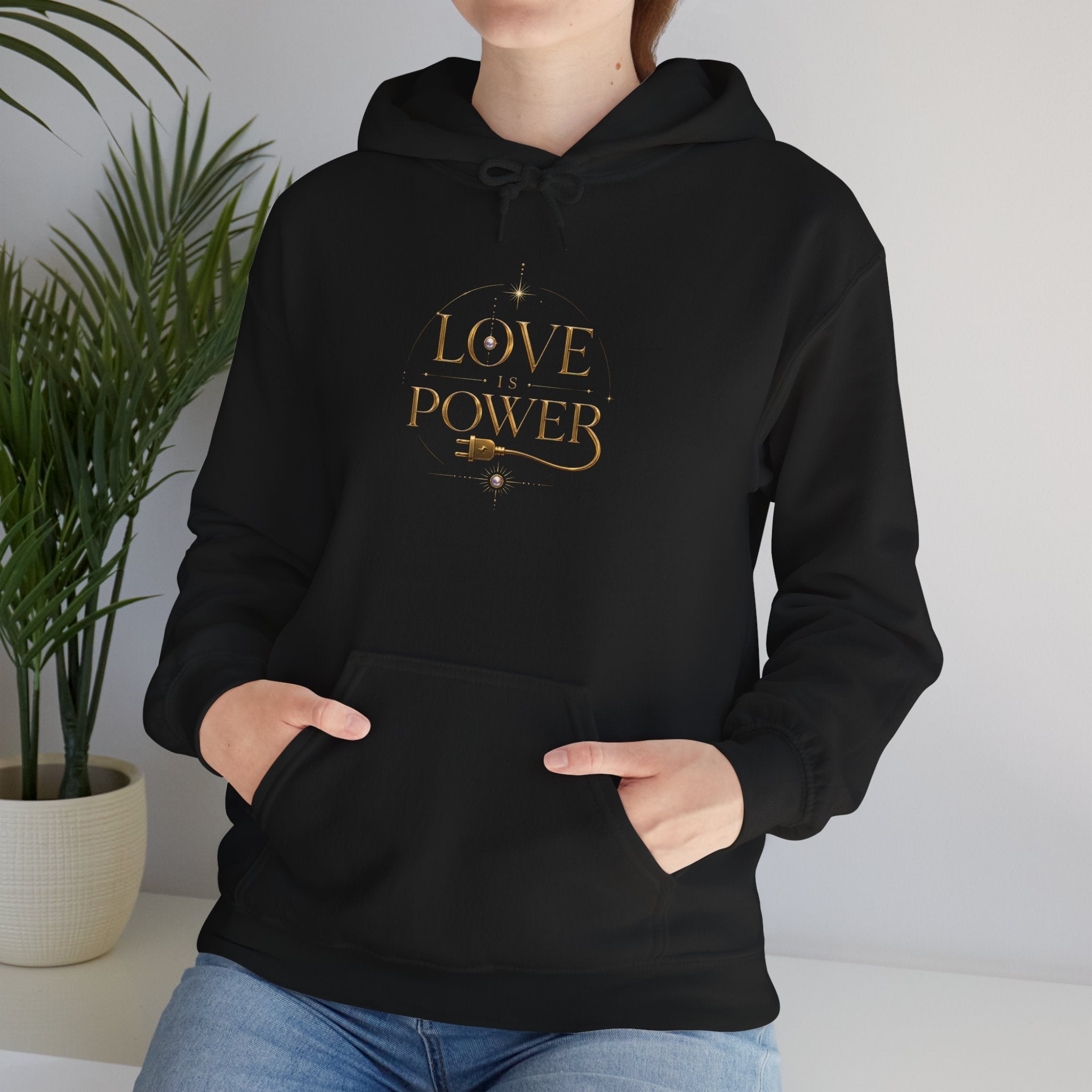 Love Power Hoodie — Minimalist Empowerment Pullover - AURA BY RS ®
