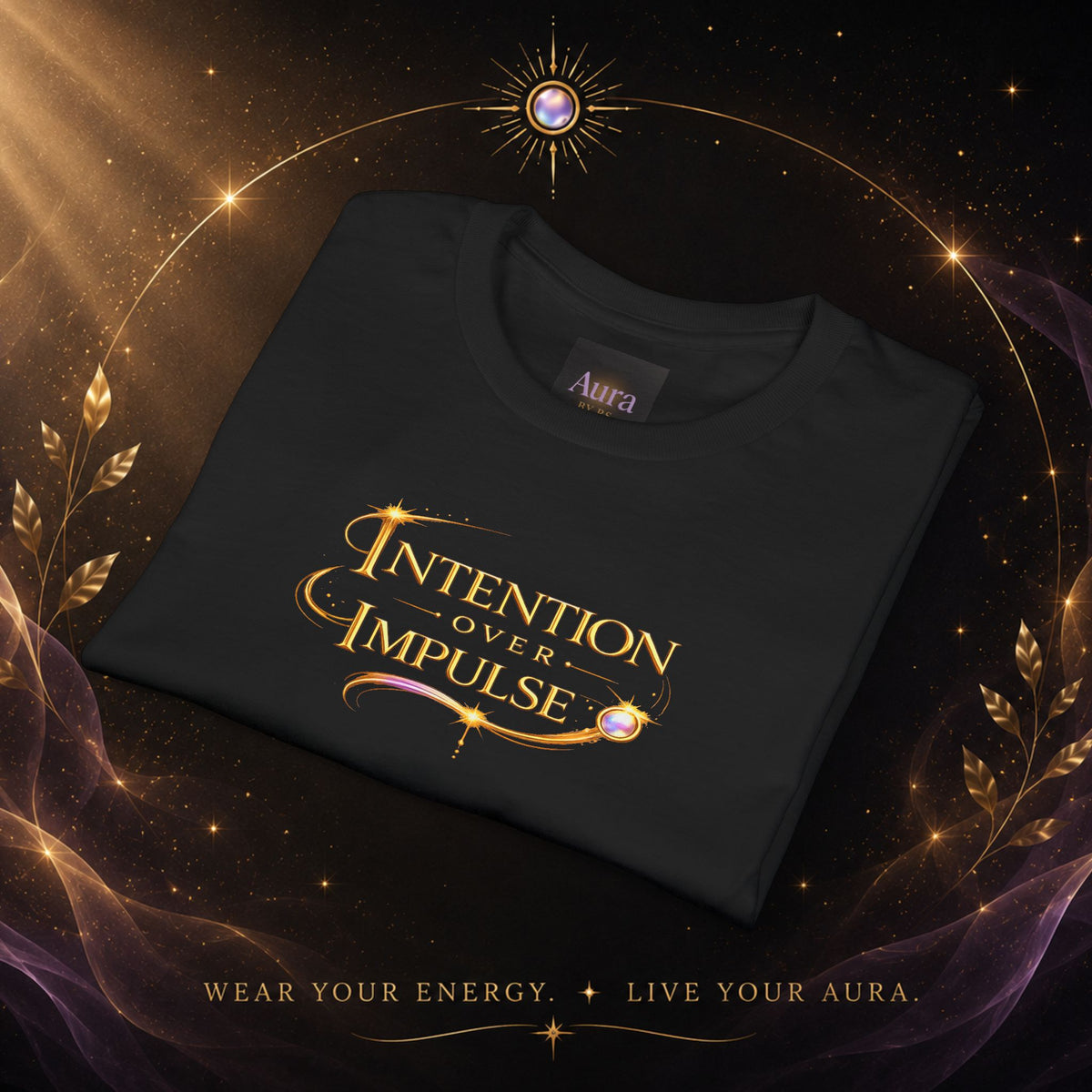 Intention Over Impulse T-Shirt — Motivational Graphic Tee
