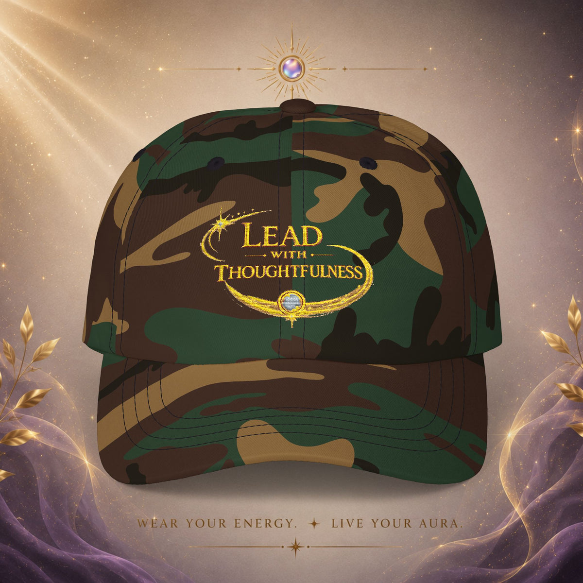Dad Cap — Lead with Thoughtfulness Embroidered Hat