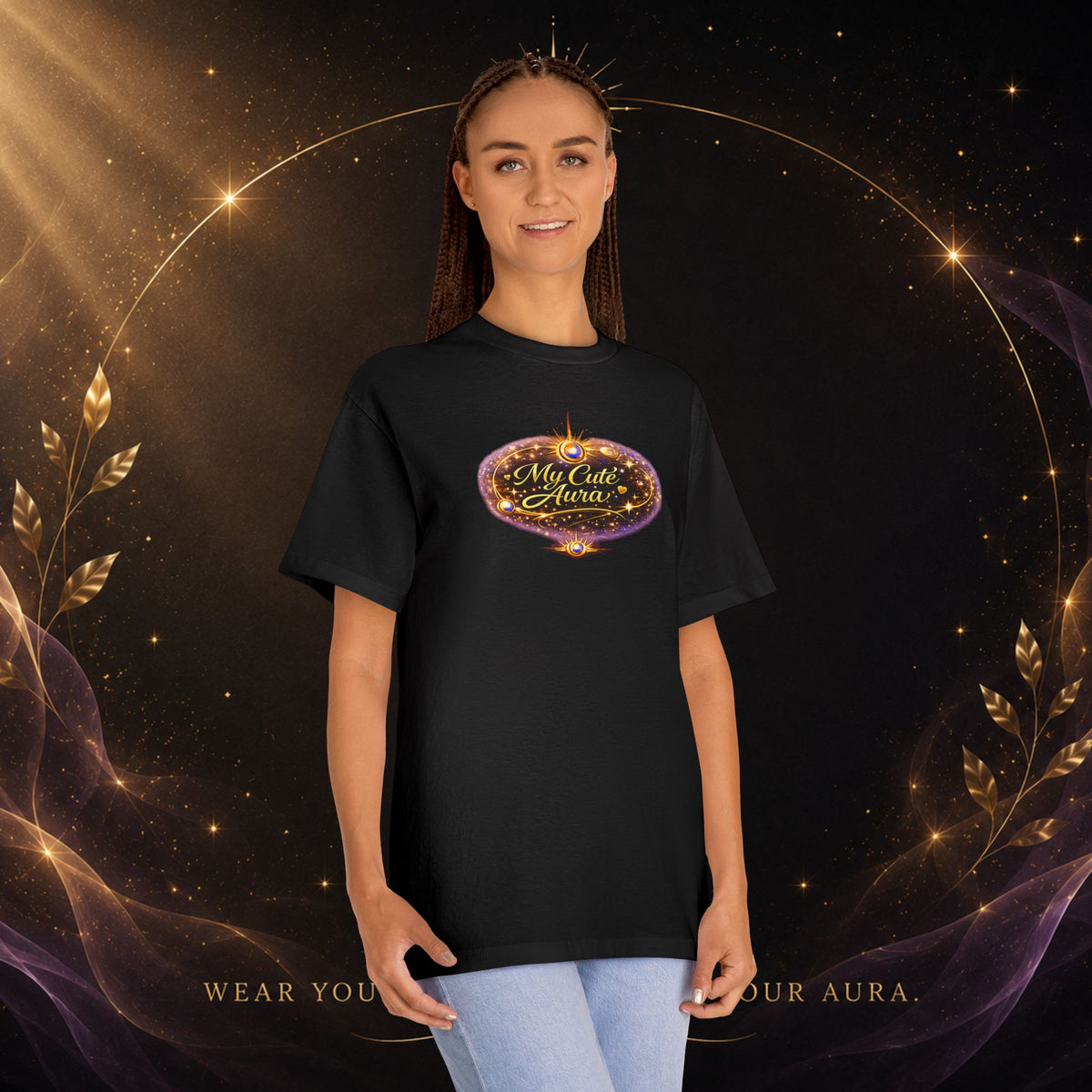 My Cute Aura T‑Shirt — Whimsical Celestial Graphic Tee